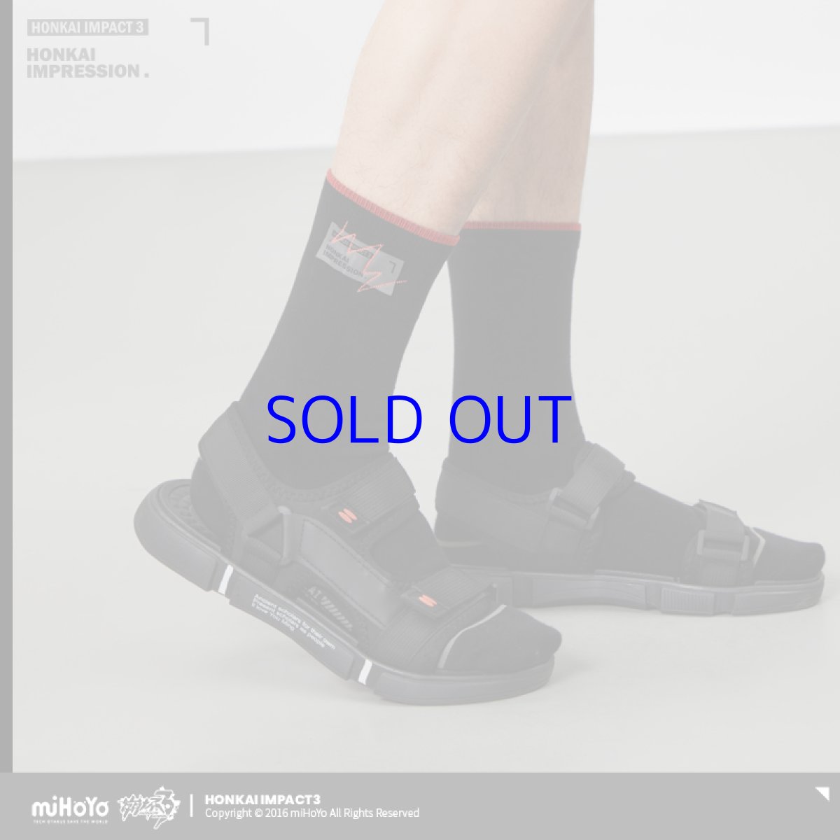 画像2: 崩壊3rd　キアナ・永遠なる薪炎　ソックス3足セット (2)