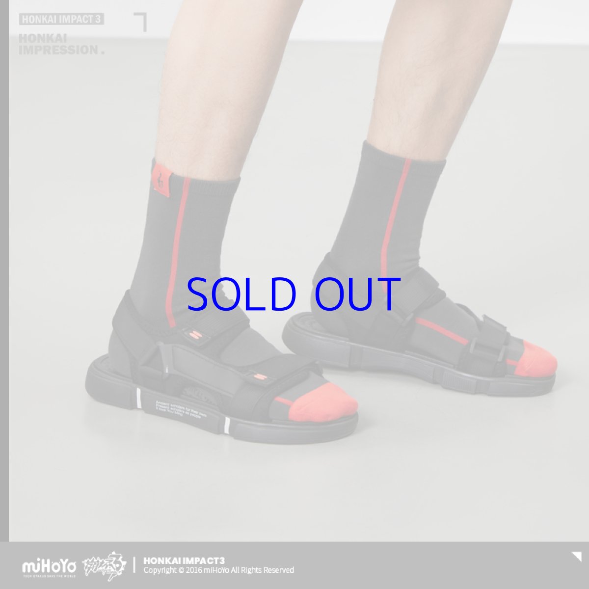 画像4: 崩壊3rd　キアナ・永遠なる薪炎　ソックス3足セット (4)