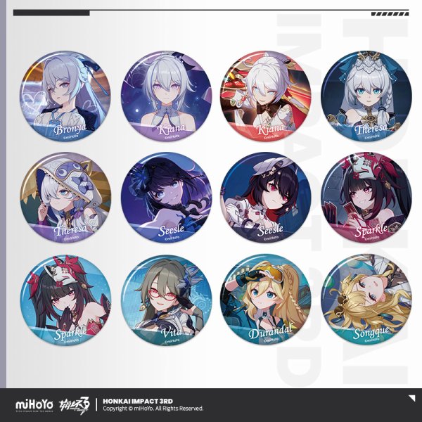 崩壊3rd 火を追う蛾 缶バッジ 崩壊3rd ゲームCG 缶バッジ Vol.9 ランダム単品 - HAKUTEA