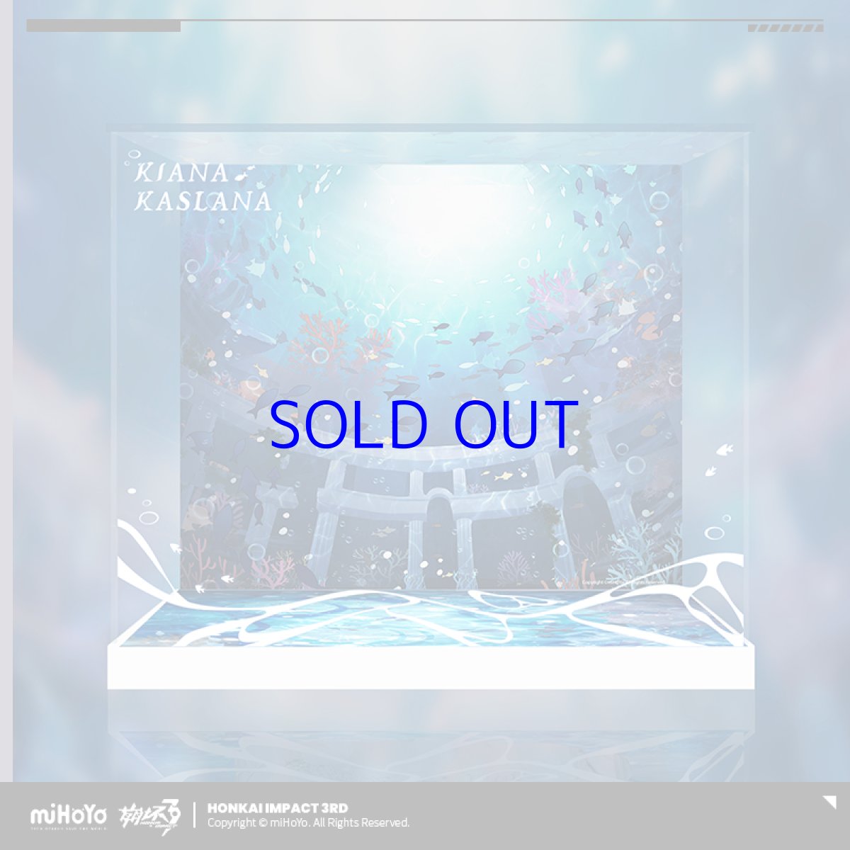 画像1: 【3rd 309pt】崩壊3rd　キアナ・月華の夜凪 1/7 フィギュア展示ケース　LEDライトなし【予約180日以内】 (1)