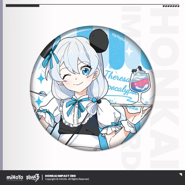 崩壊3rd ふわふわカフェ 缶バッジ - HAKUTEA