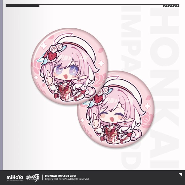 3rd 15pt】崩壊3rd HONKAI MEME レンチキュラー缶バッジ - HAKUTEA