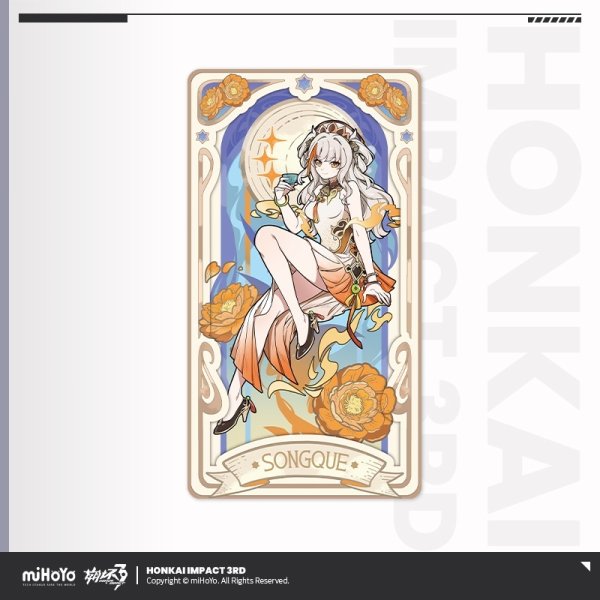崩壊3rd アメリカ限定 SunrightTeaStudioコラボ 特典 シール 崩壊3rd 夜綻芳華 クリアカード - HAKUTEA