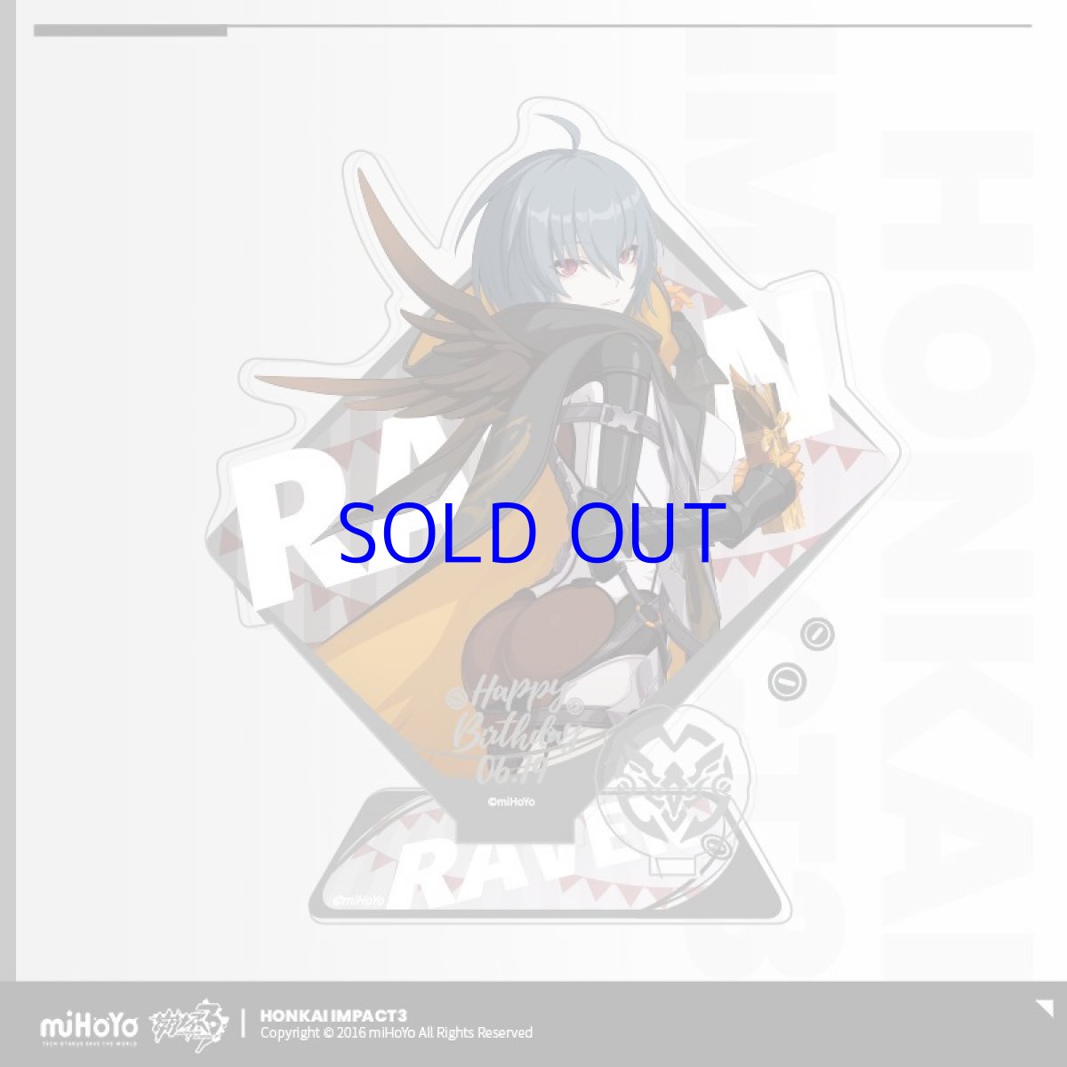 画像2: 【3rd 89pt】崩壊3rd　ワタリガラス　誕生日記念グッズセット2022 (2)