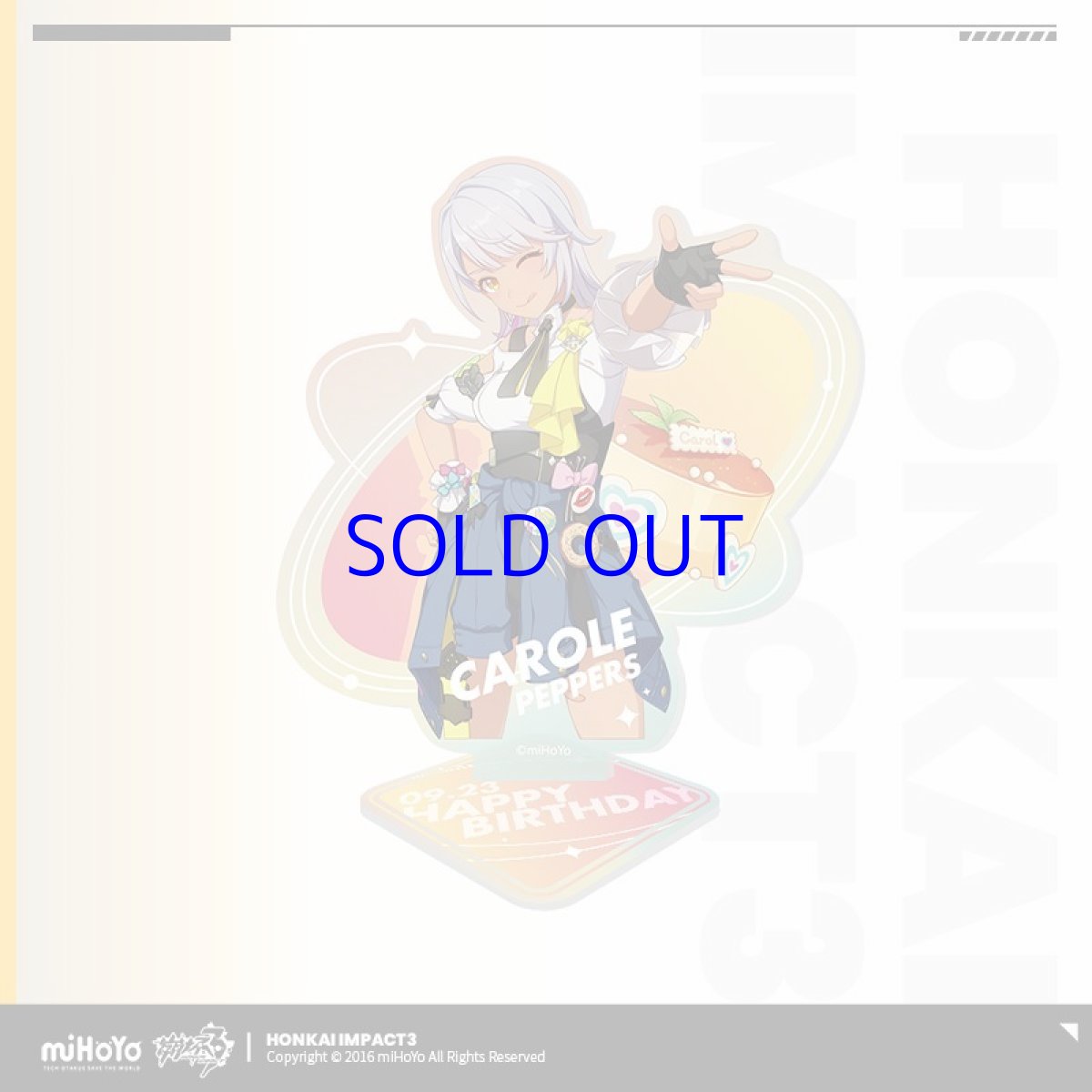 画像2: 崩壊3rd　キャロル　誕生日記念グッズセット2022 (2)