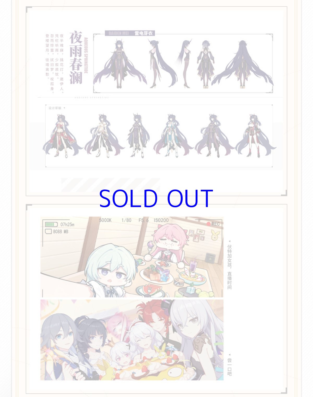 画像23: 崩壊3rd 原画集Vol.1 「流星の旅路」 特典付き【中国語簡体字】 (23)