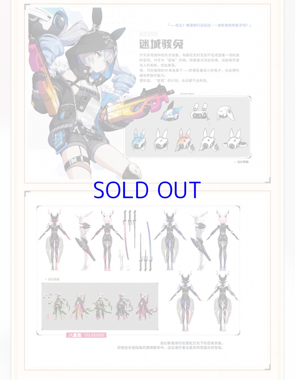 画像10: 崩壊3rd 原画集Vol.1 「流星の旅路」 特典付き【中国語簡体字】 (10)