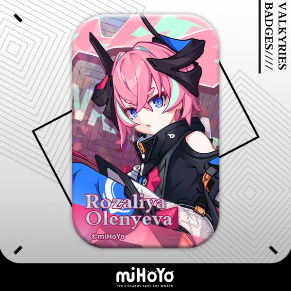 崩壊3rd 立ち絵 スクエア缶バッジ ランダム単品｜HAKUTEA