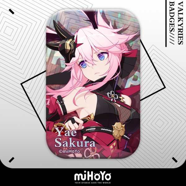 3rd 15pt】崩壊3rd 立ち絵 スクエア缶バッジ ランダム単品｜HAKUTEA