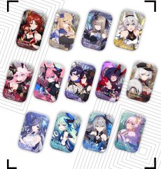 画像1: 崩壊3rd　立ち絵　スクエア缶バッジ　ランダム単品 (1)