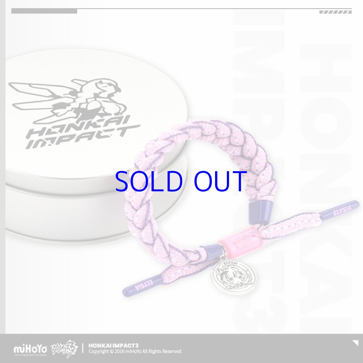 画像1: 【3rd 48pt】崩壊3rd　キャライメージ　ブレスレット（22種類） (1)