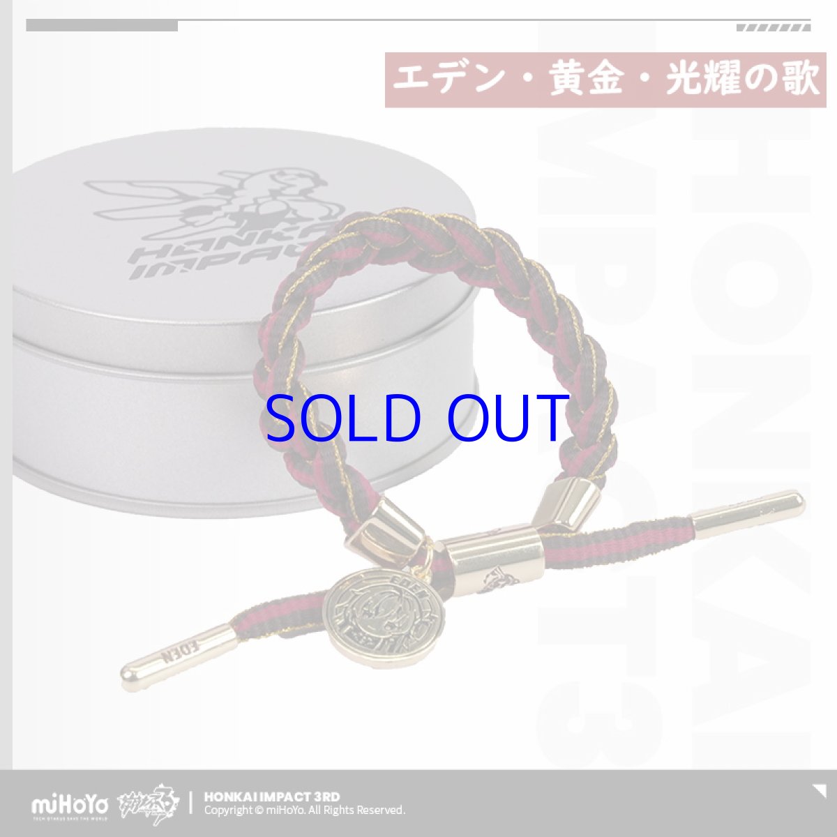 画像18: 【3rd 48pt】崩壊3rd　キャライメージ　ブレスレット（22種類） (18)