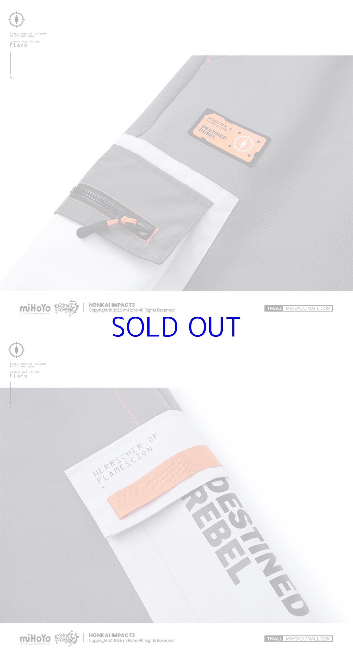 画像13: 崩壊3rd　キアナ・薪炎の律者　パンツ　特典キーホルダー付き (13)