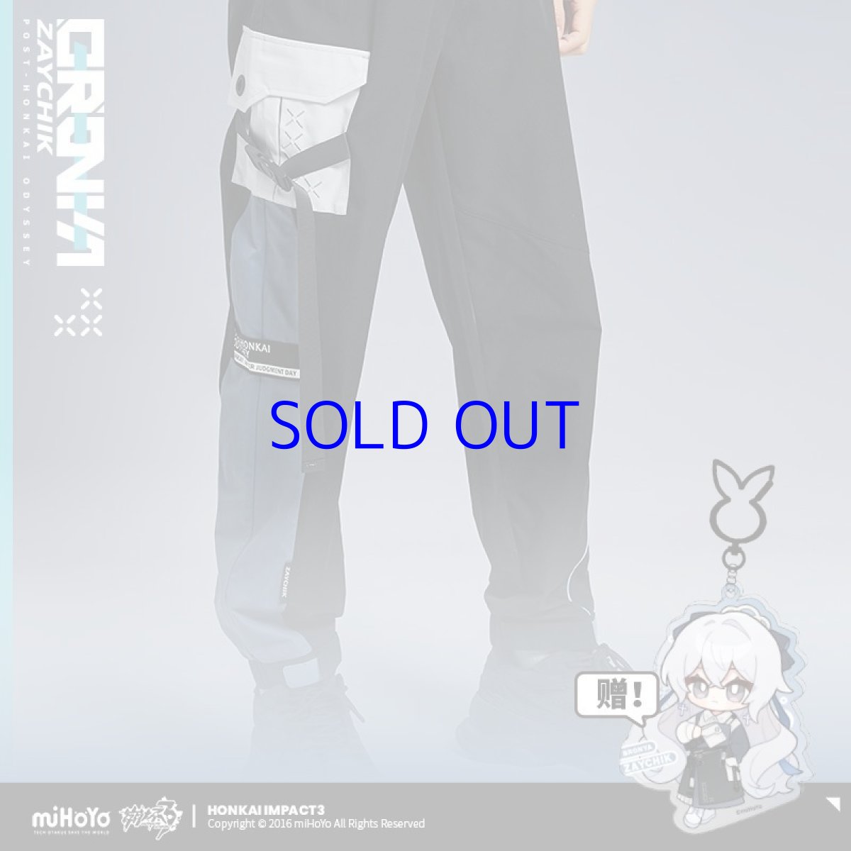 画像1: 崩壊3rd ブローニャ・新生の銀翼 カーゴパンツ 特典付き (1)