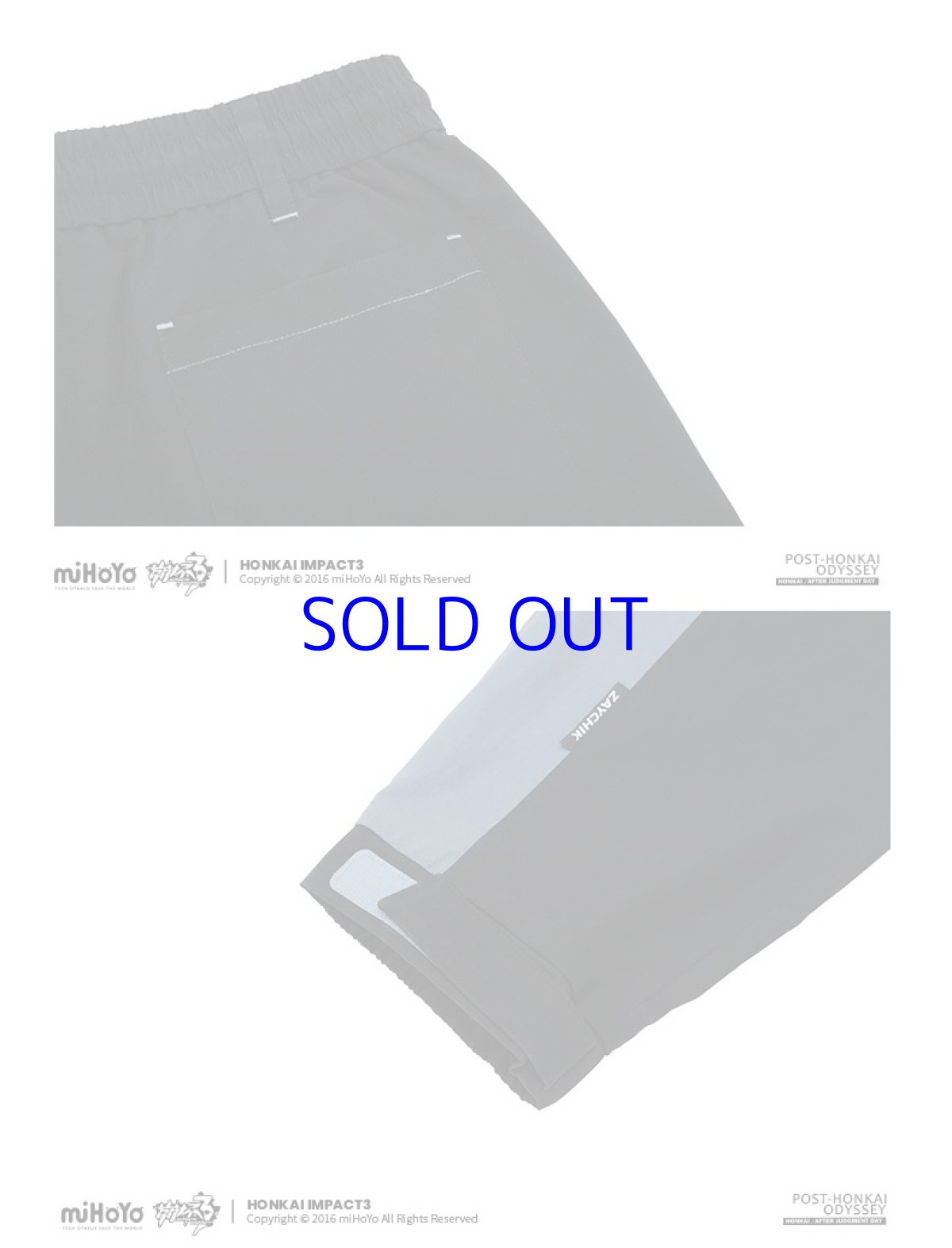 画像15: 崩壊3rd ブローニャ・新生の銀翼 カーゴパンツ 特典付き (15)