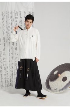 画像15: 崩壊3rd　フカ・雲墨丹心　シャツ　特典キーホルダー付き (15)
