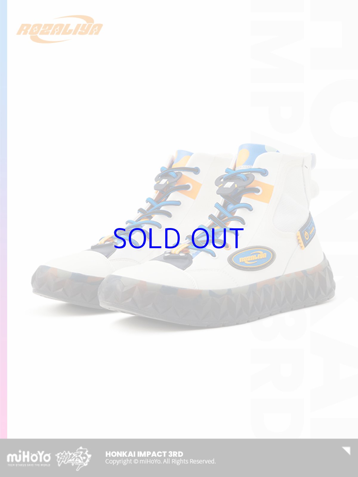 画像3: 崩壊3rd　ロザリア・フィーバーブルースΔ　8ビットフィーバー　キャンバススニーカー　特典付き (3)