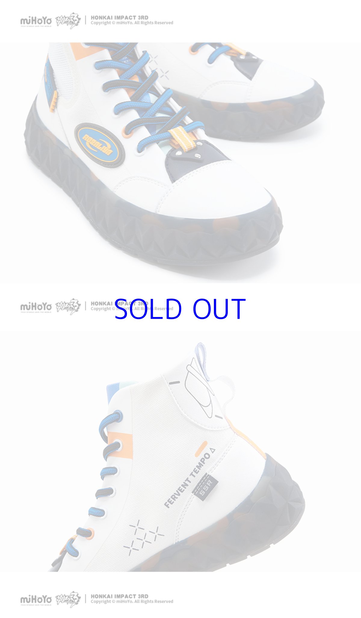 画像8: 崩壊3rd　ロザリア・フィーバーブルースΔ　8ビットフィーバー　キャンバススニーカー　特典付き (8)