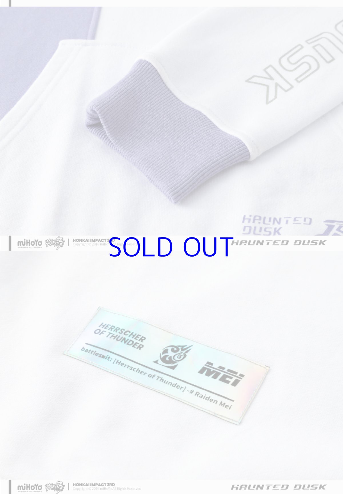 画像14: 【3rd 249pt】崩壊3rd　芽衣・雷の律者　百鬼天冥　パーカー　特典キーホルダー付き (14)