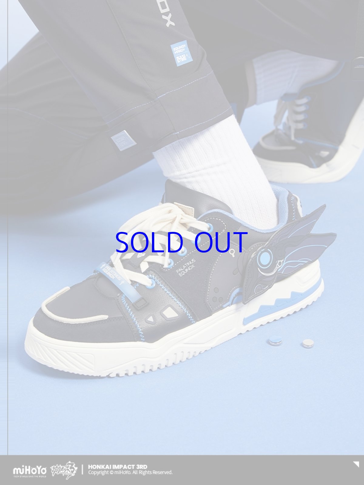 画像2: 崩壊3rd デュランダル・天元のパラディン スニーカー 特典キーホルダー付き (2)