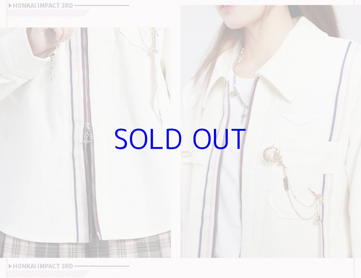 画像14: 崩壊3rd　エリシア・真我・人の律者　シャツ　特典キーホルダー付き (14)