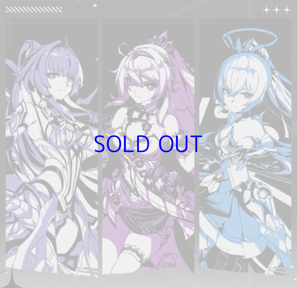 画像2: 【3rd 109pt】崩壊3rd　モノクロ　Tシャツ (2)