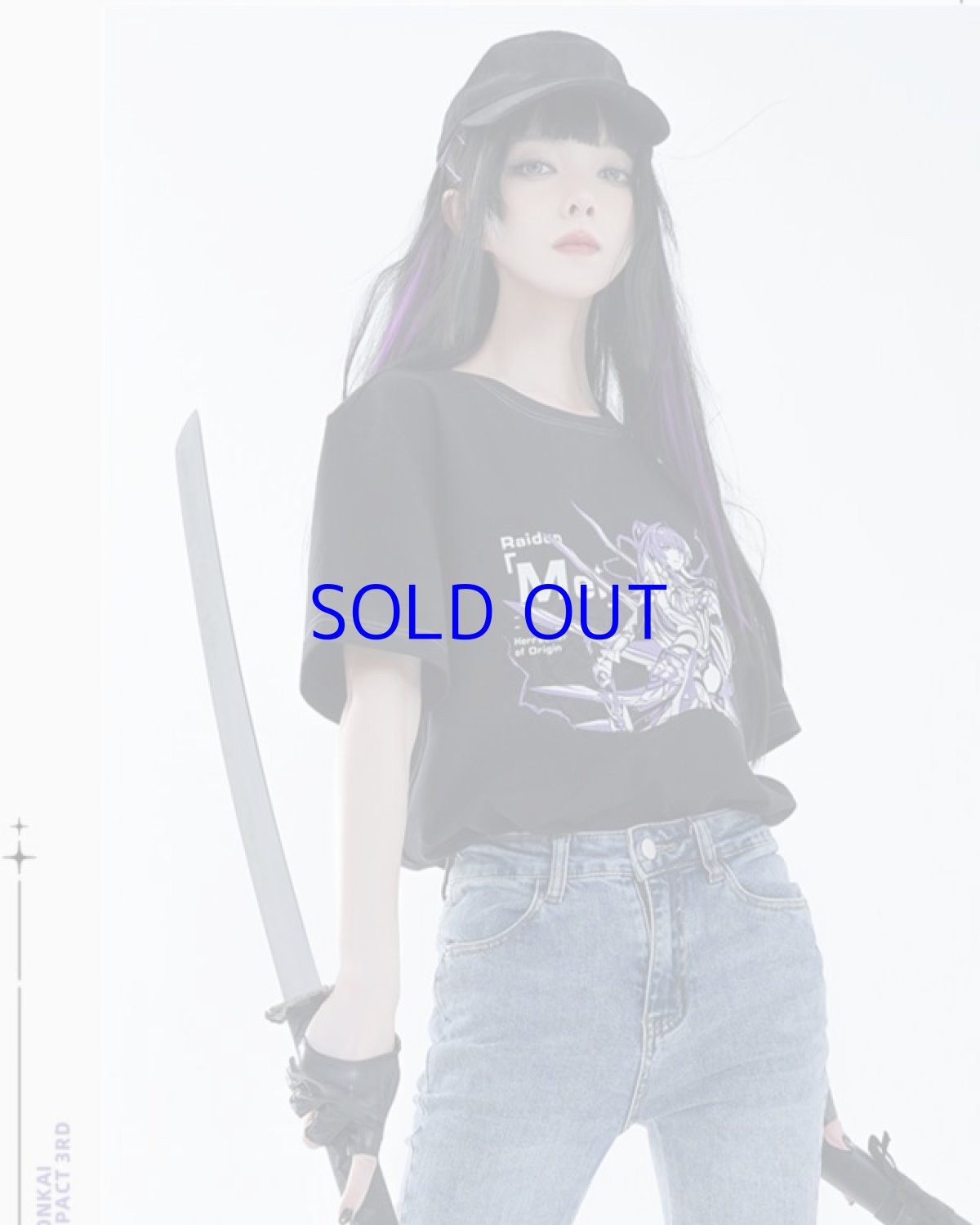 画像12: 【3rd 109pt】崩壊3rd　モノクロ　Tシャツ (12)