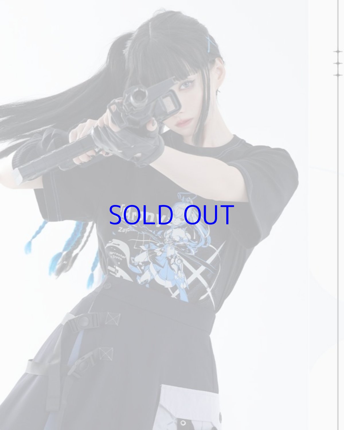 画像16: 【3rd 109pt】崩壊3rd　モノクロ　Tシャツ (16)