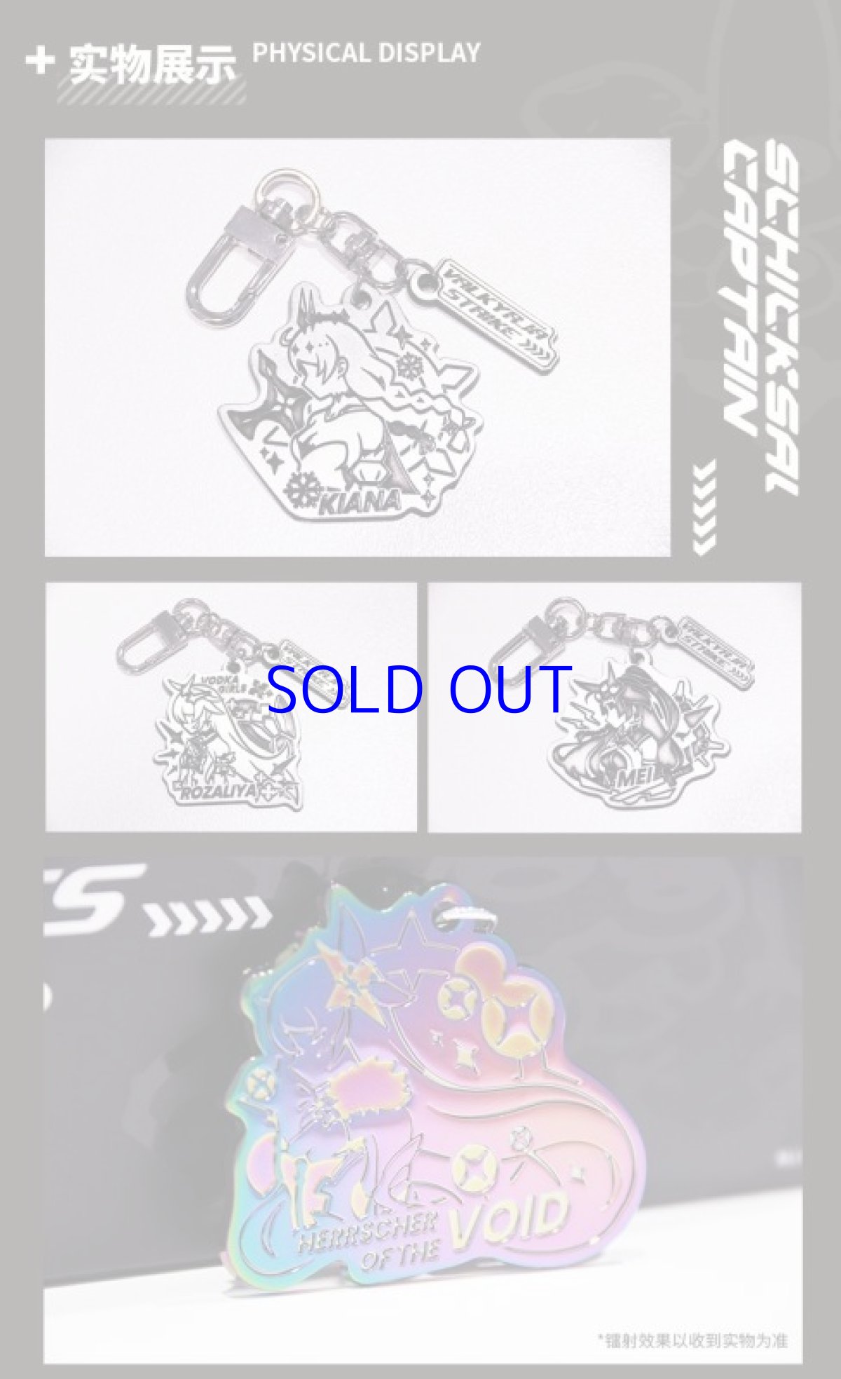 画像4: 【3rd 35pt】崩壊3rd　戦乙女　金属キーホルダー　Vol.1　ランダム単品 (4)