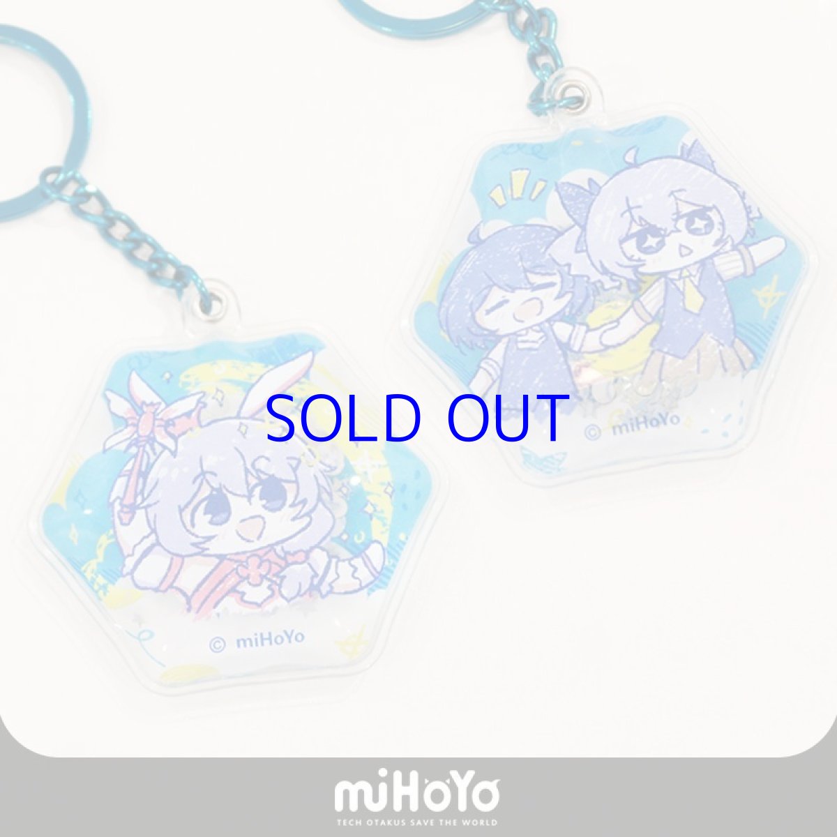 画像2: 崩壊3rd　落書き風　水入りキーホルダー (2)