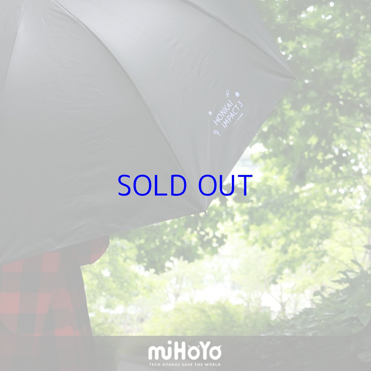 画像7: 崩壊3rd　落書き風　折りたたみ傘 (7)