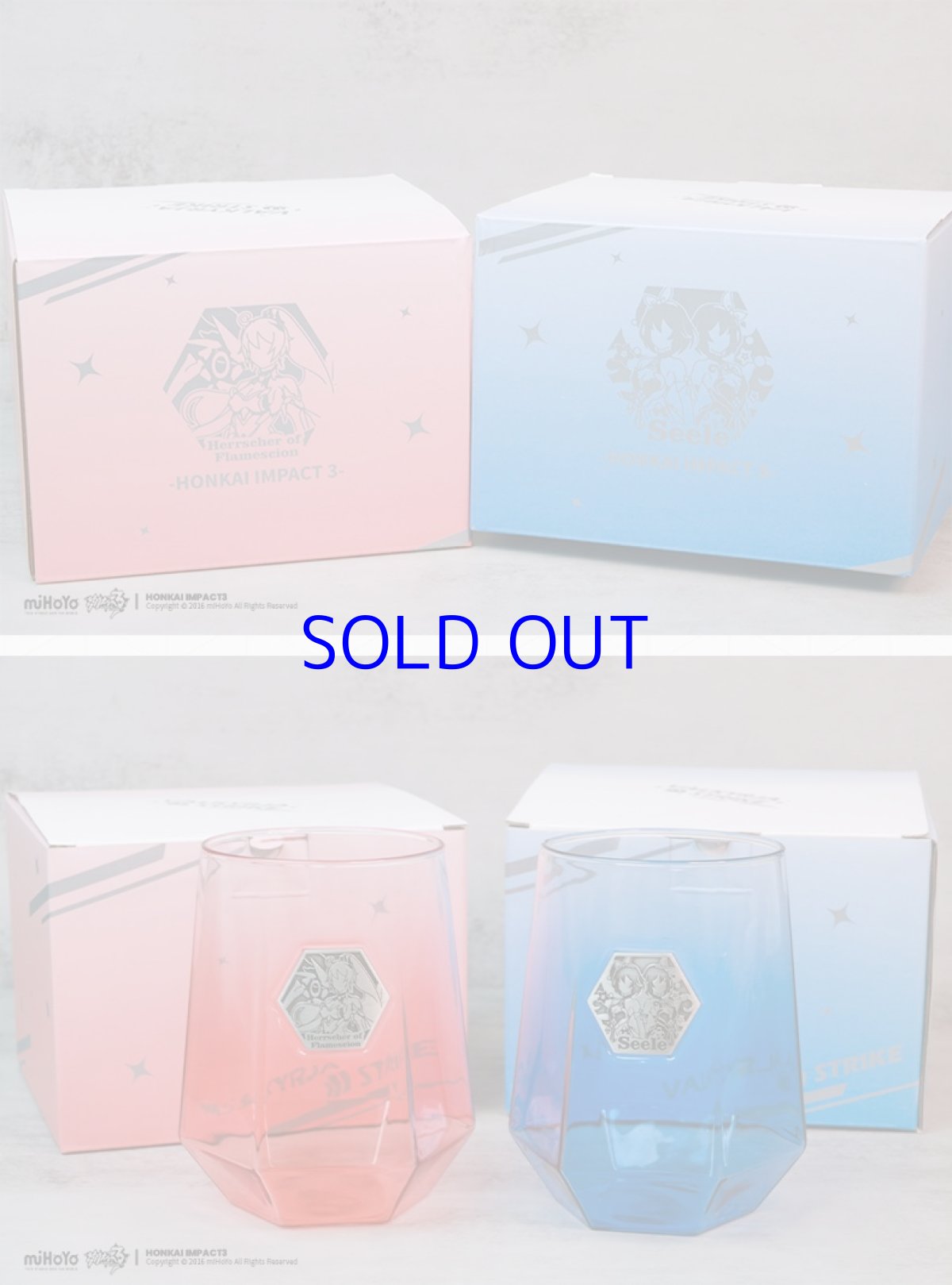 画像2: 崩壊3rd 戦乙女 ガラスカップ (2)