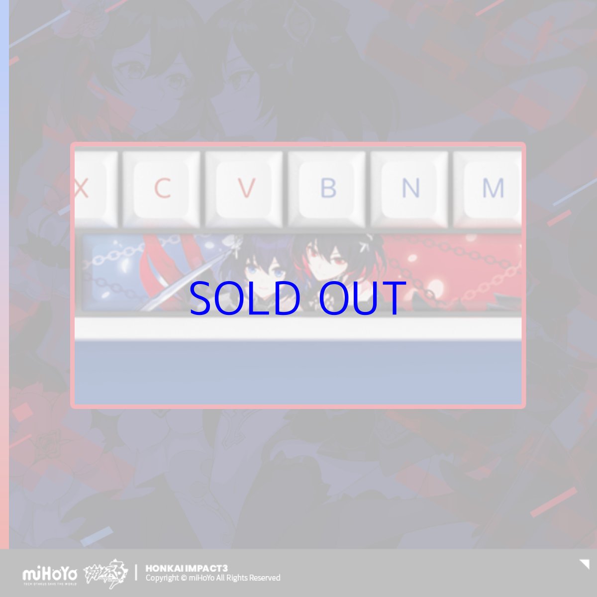 画像2: 【3rd 648pt】崩壊3rd　ゼーレ・双生の彼岸花　メカニカルキーボード【特殊航空便、船便】 (2)