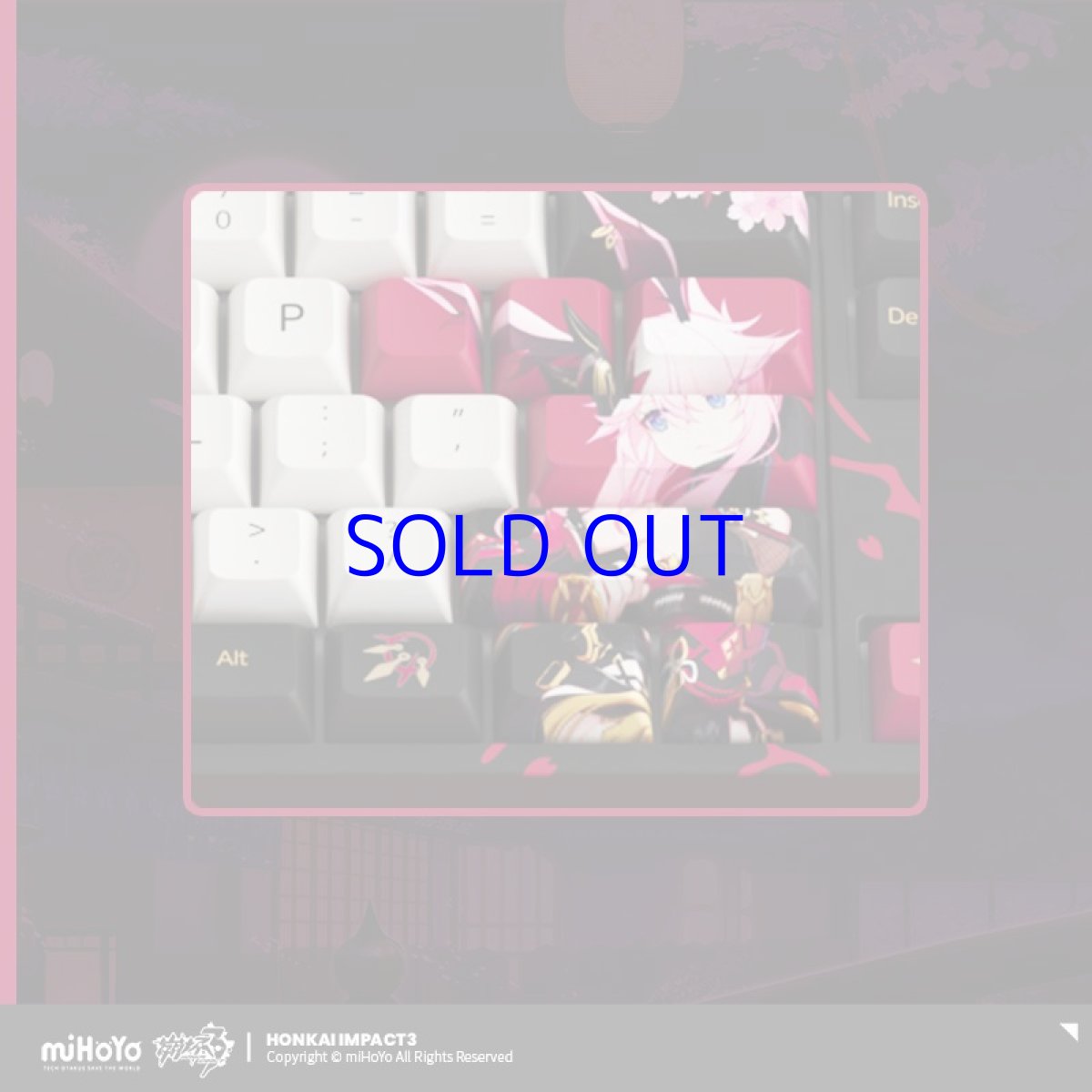 画像2: 【3rd 728pt】崩壊3rd　八重桜・夜隠ノ霞　メカニカルキーボード【特殊航空便、船便】 (2)