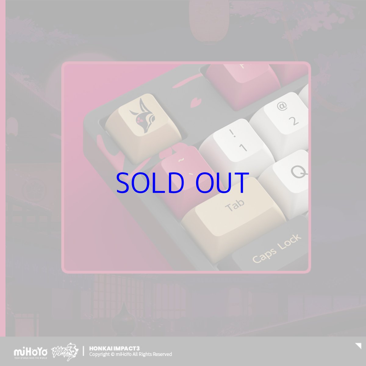 画像3: 【3rd 728pt】崩壊3rd　八重桜・夜隠ノ霞　メカニカルキーボード【特殊航空便、船便】 (3)