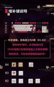 画像11: 崩壊3rd　八重桜・夜隠ノ霞　メカニカルキーボード【特殊航空便、船便】 (11)