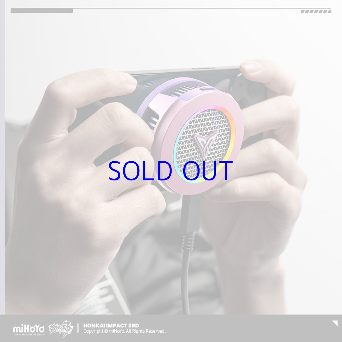 画像5: 崩壊3rd　FlyDigi B7X　エリシアモチーフ　スマホ冷却ファン (5)