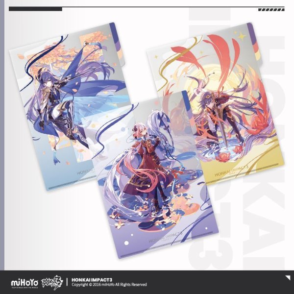 3rd 28pt】崩壊3rd 聖痕 3層クリアファイル（9種類）｜HAKUTEA