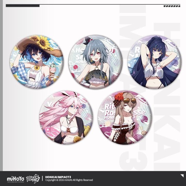 崩壊3rd 缶バッジ 雷電芽衣 MEI 崩壊3rd 立ち絵 缶バッジVol. 2｜HAKUTEA