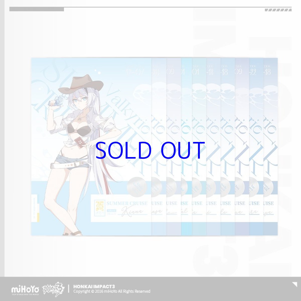 画像2: 【3rd 20pt】崩壊3rd　悠游夏日　ポストカード10枚セット (2)