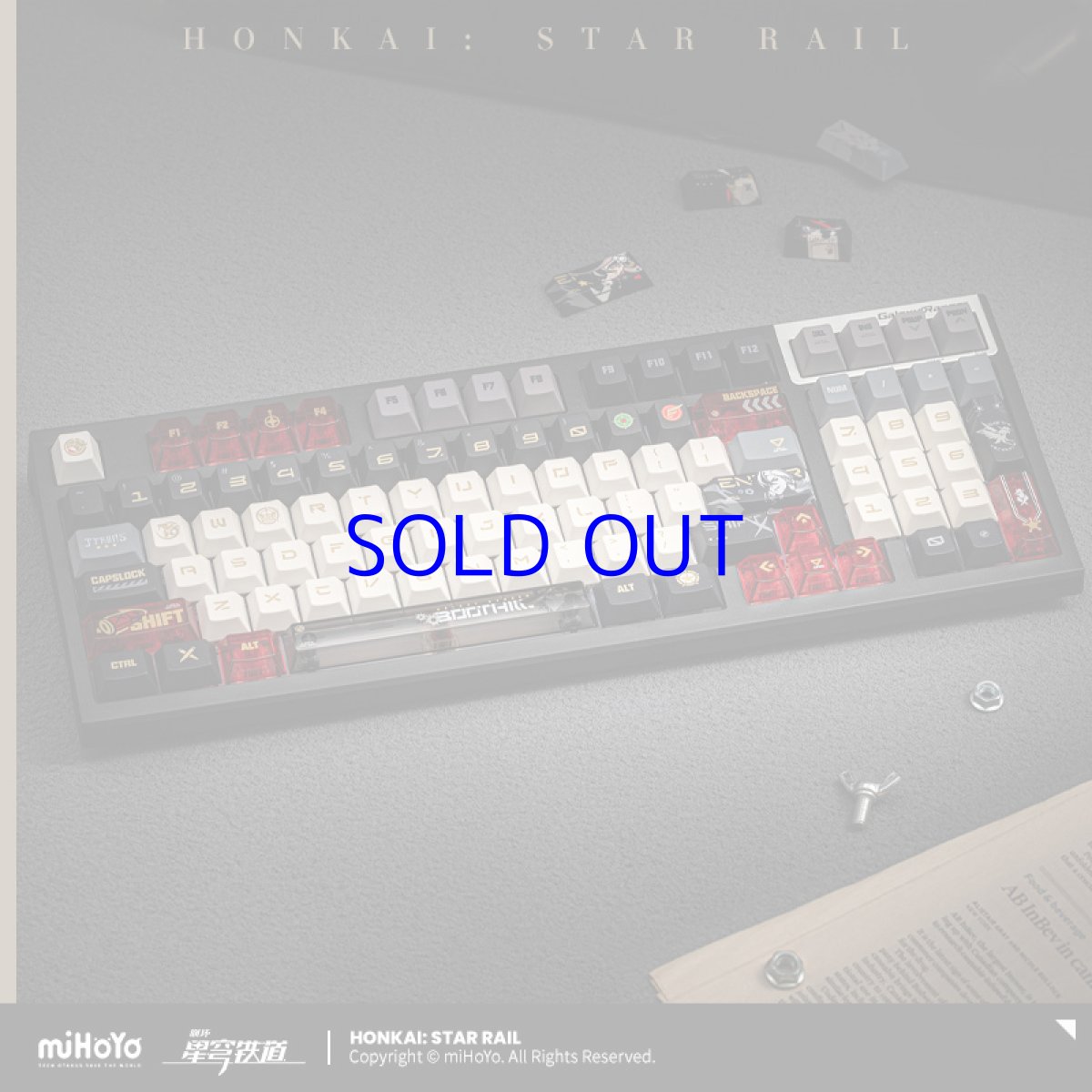 画像2: 崩壊：スターレイル　ブートヒル　97キーメカニカルキーボード【特殊航空便、船便】【予約180日以内】 (2)