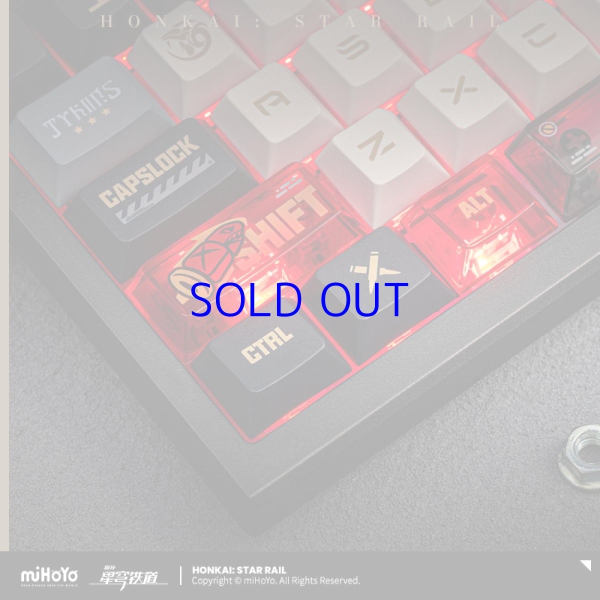 画像3: 崩壊：スターレイル　ブートヒル　97キーメカニカルキーボード【特殊航空便、船便】【予約180日以内】 (3)