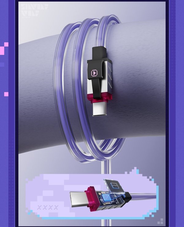 崩壊：スターレイル 銀狼 ドット絵 充電ケーブル【予約180日以内