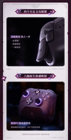 画像11: 【HSR 499pt】崩壊：スターレイル　8BitDo Ultimate 2　長夜月モチーフ　コントローラー　特典付き【特殊航空便、船便】【予約7月】 (11)