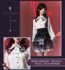 画像13: 【HSR 279pt】崩壊：スターレイル　長夜月イメージ　長袖シャツ　特典アクスタ付き【予約8月下旬】 (13)