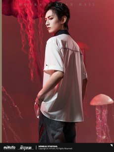 画像6: 【HSR 299pt】崩壊：スターレイル　長夜月イメージ　半袖シャツ　特典アクスタ付き【予約8月下旬】 (6)