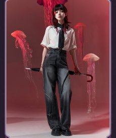 画像9: 【HSR 299pt】崩壊：スターレイル　長夜月イメージ　半袖シャツ　特典アクスタ付き【予約8月下旬】 (9)