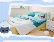 画像6: 【HSR 529pt】崩壊：スターレイル　丹恒・男子寮　1.5m/1.8m寝具4点セット【予約180日以内】 (6)