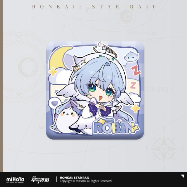 HSR 15pt】崩壊：スターレイル 女子寮 ちびキャラスクエアバッジ - HAKUTEA