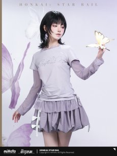 画像1: 【HSR 149pt】崩壊：スターレイル　キャストリスイメージ　 レイヤード風ロングTシャツ【予約10月下旬】 (1)